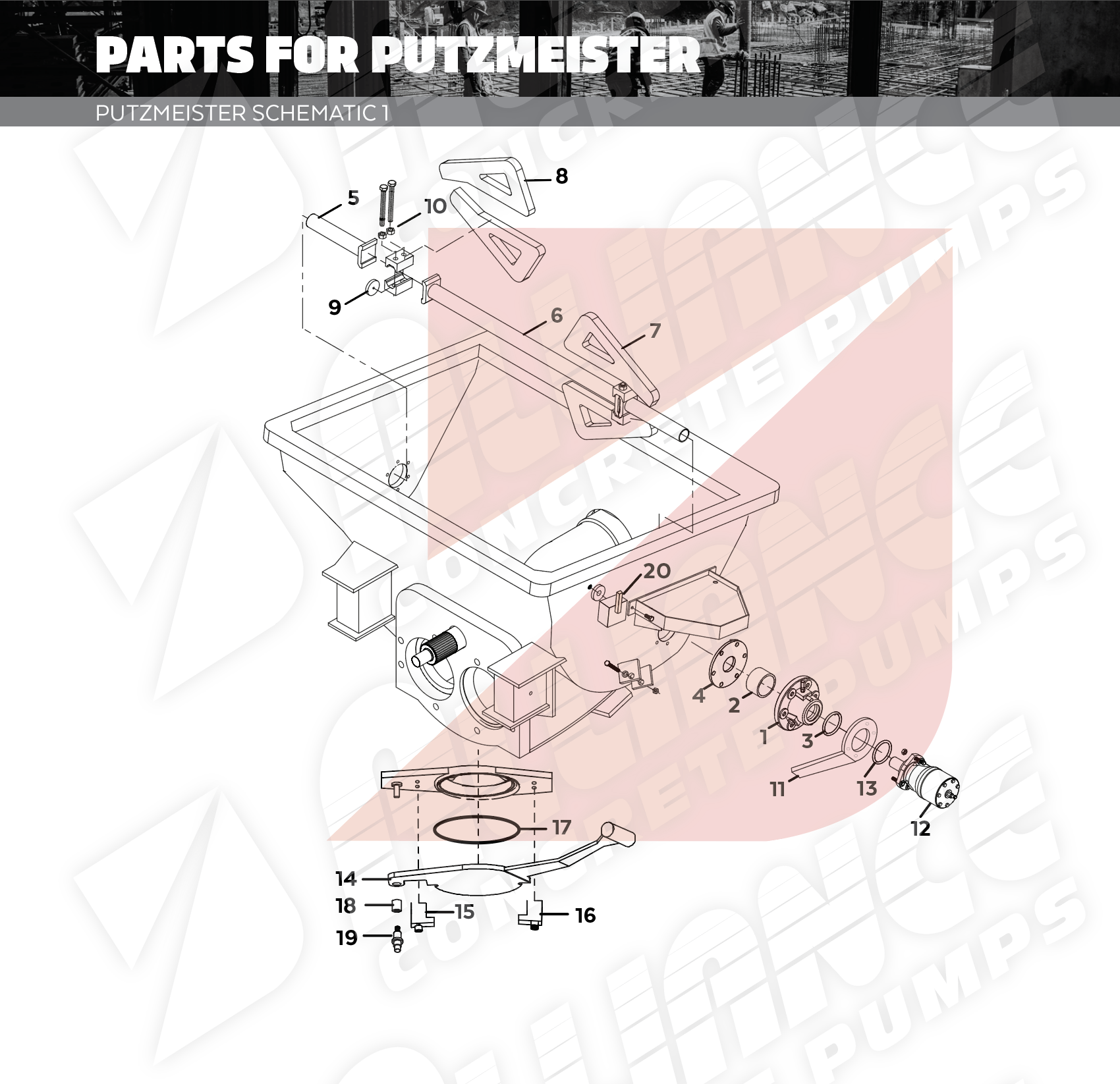 Bearing Flange & Auger
