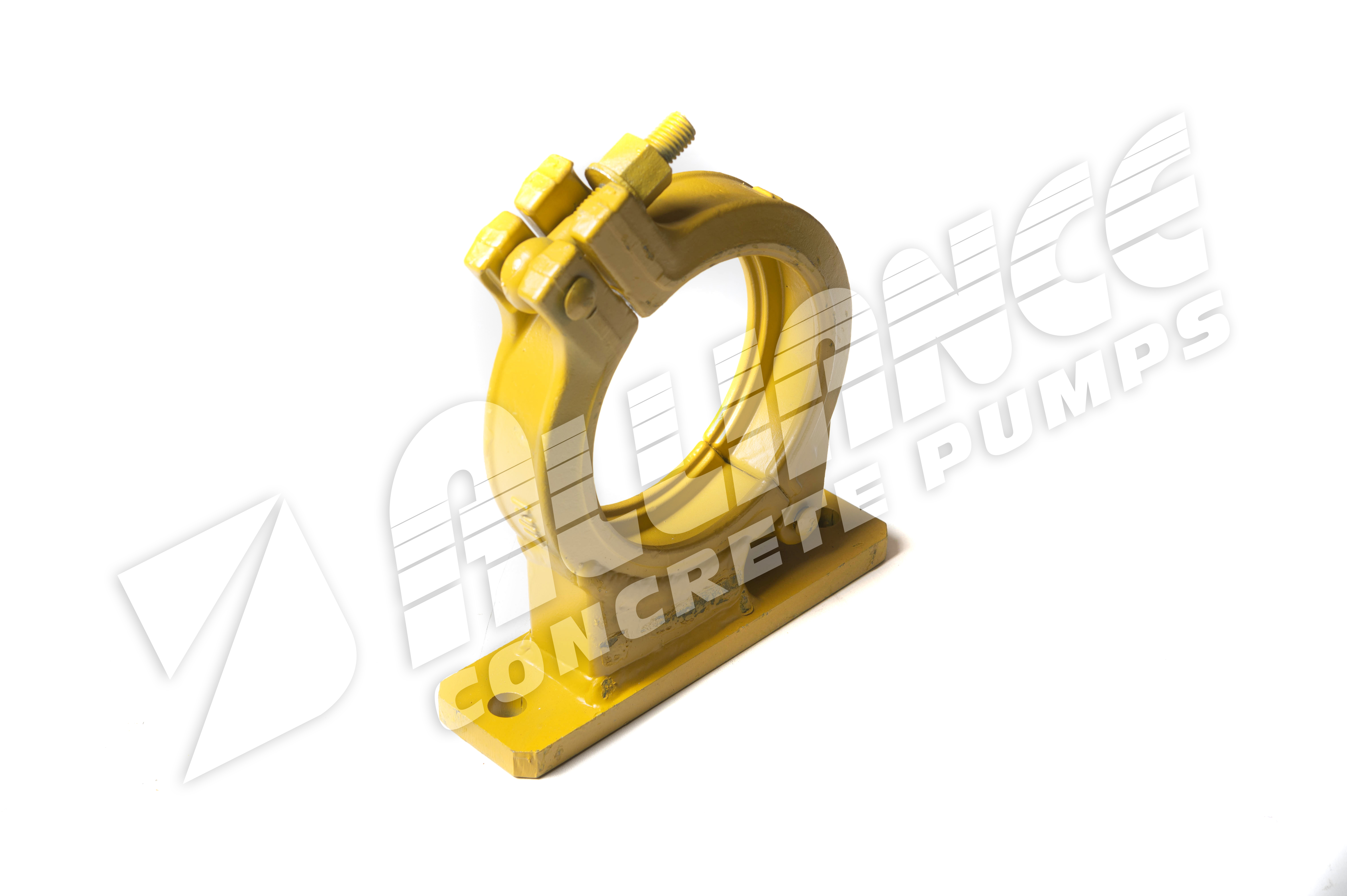 Clamp, One Bolt, Bracket, Angled