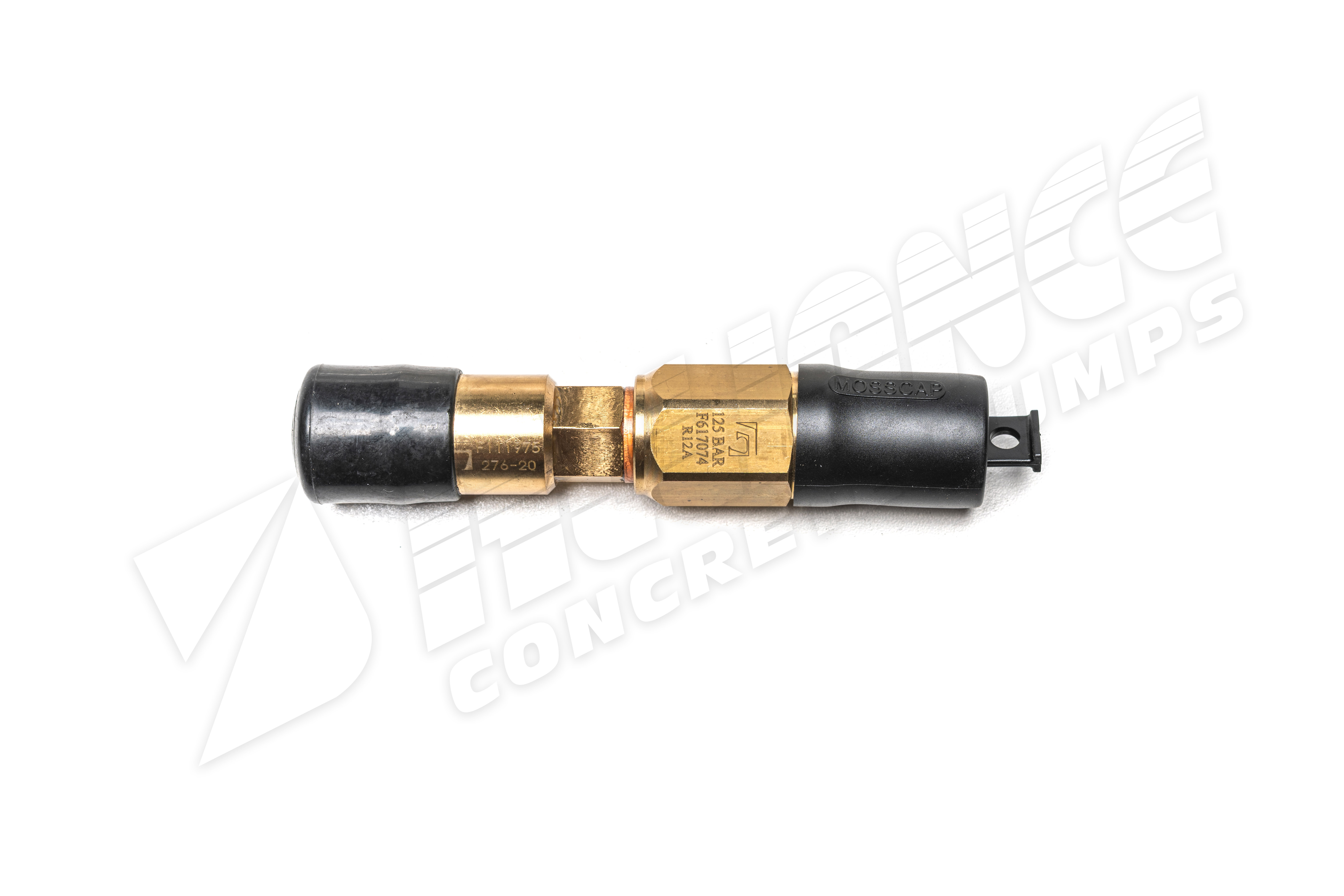 Pressure Switch, 125 Bar, w/valve, Boom Greaser