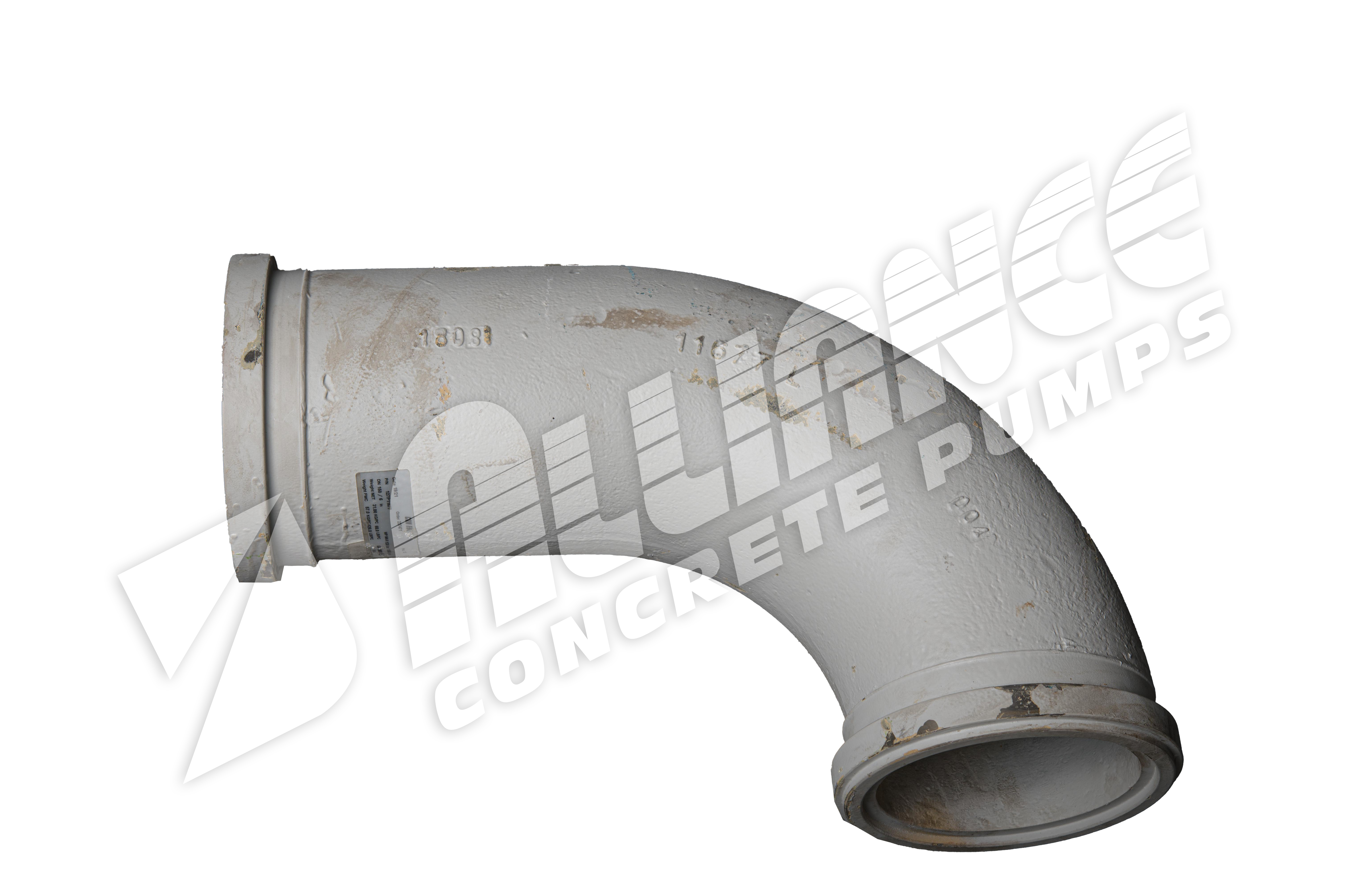6" x 90° Backend Ultra III Elbow