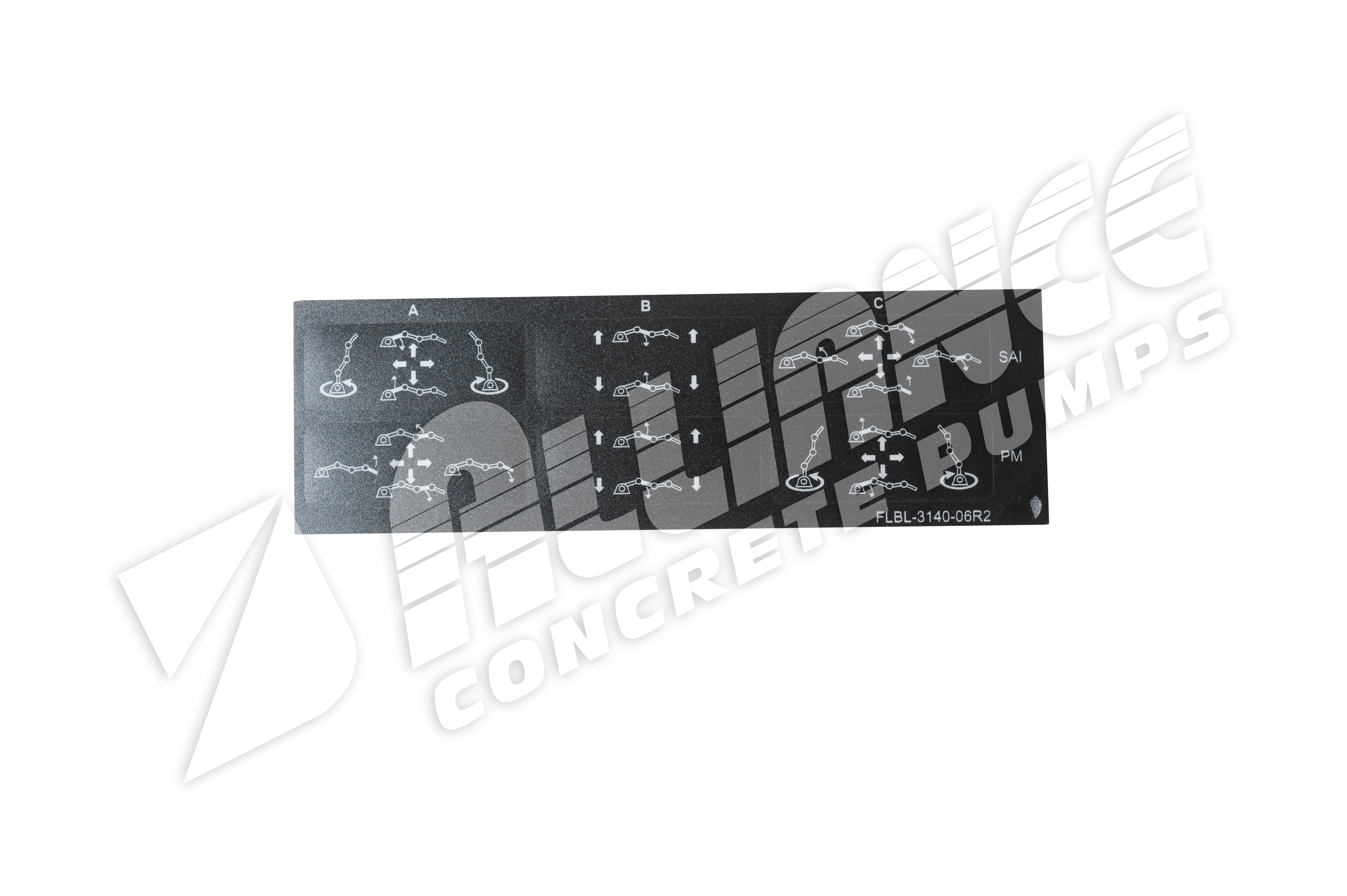 Omnex T42, 4 section Decal, 3 stick