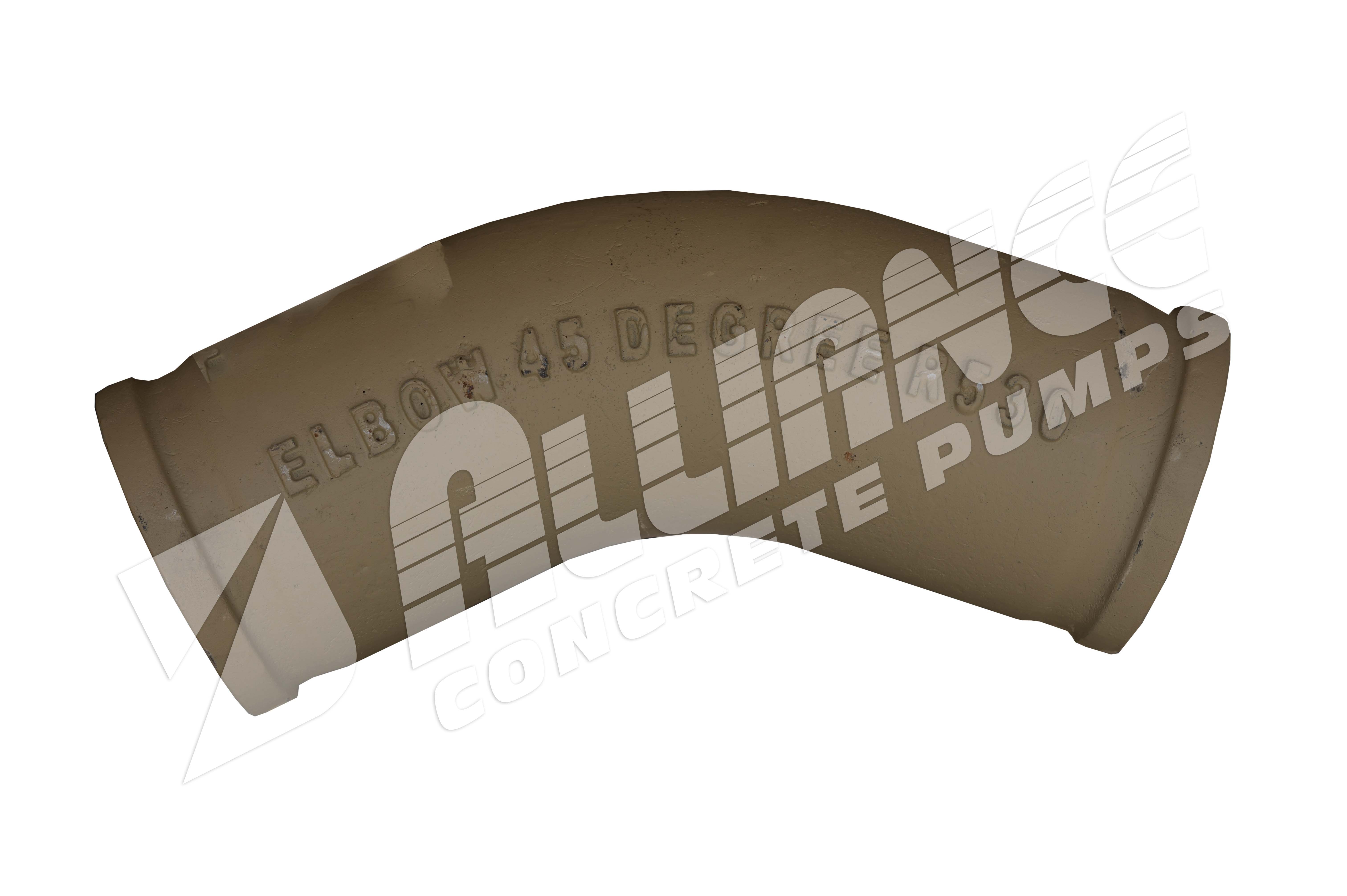 5” Metric 45° Double Tangent Elbow