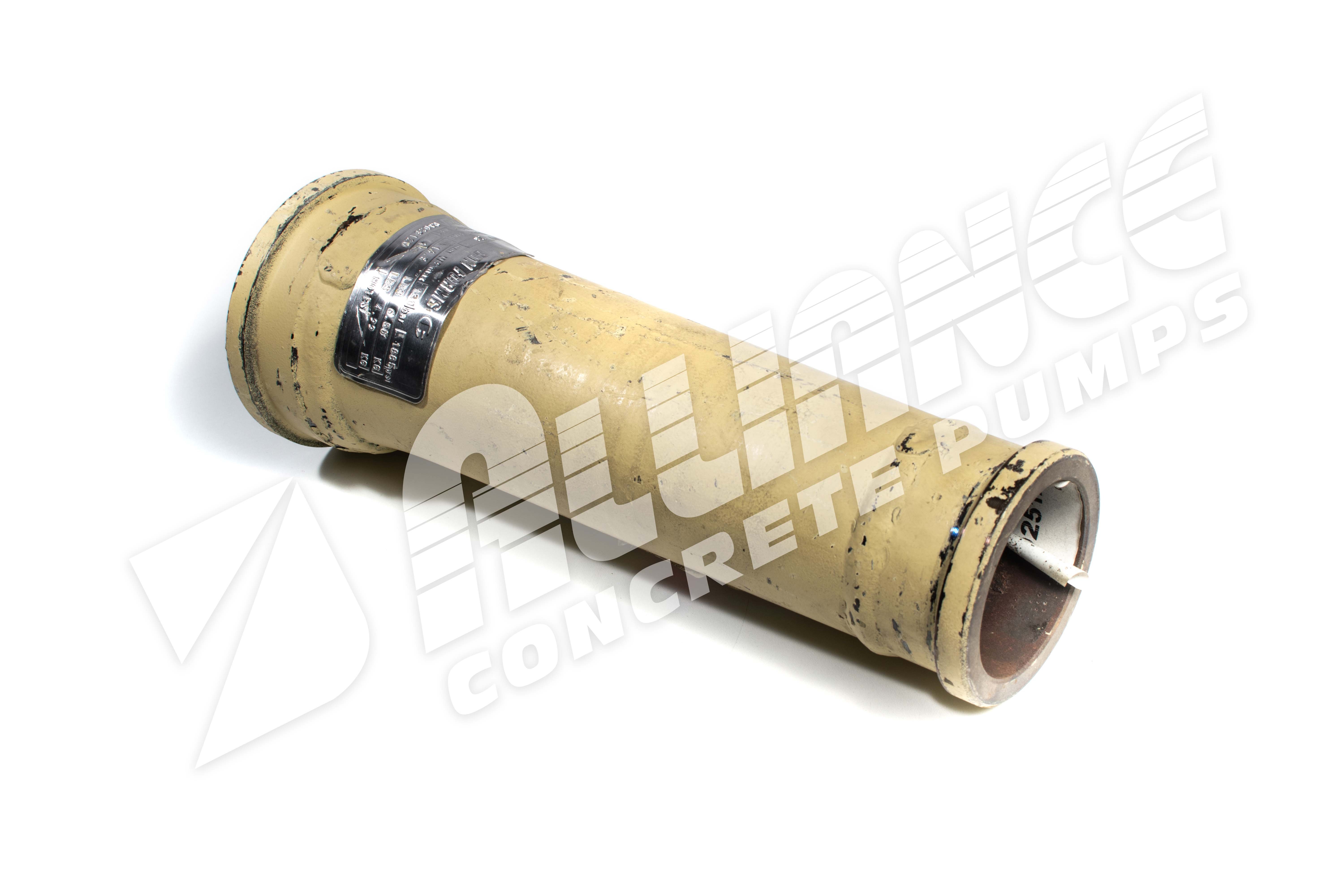 6″ ZX Line Pumping Back End Adapter for Hopper - Alliance Concrete