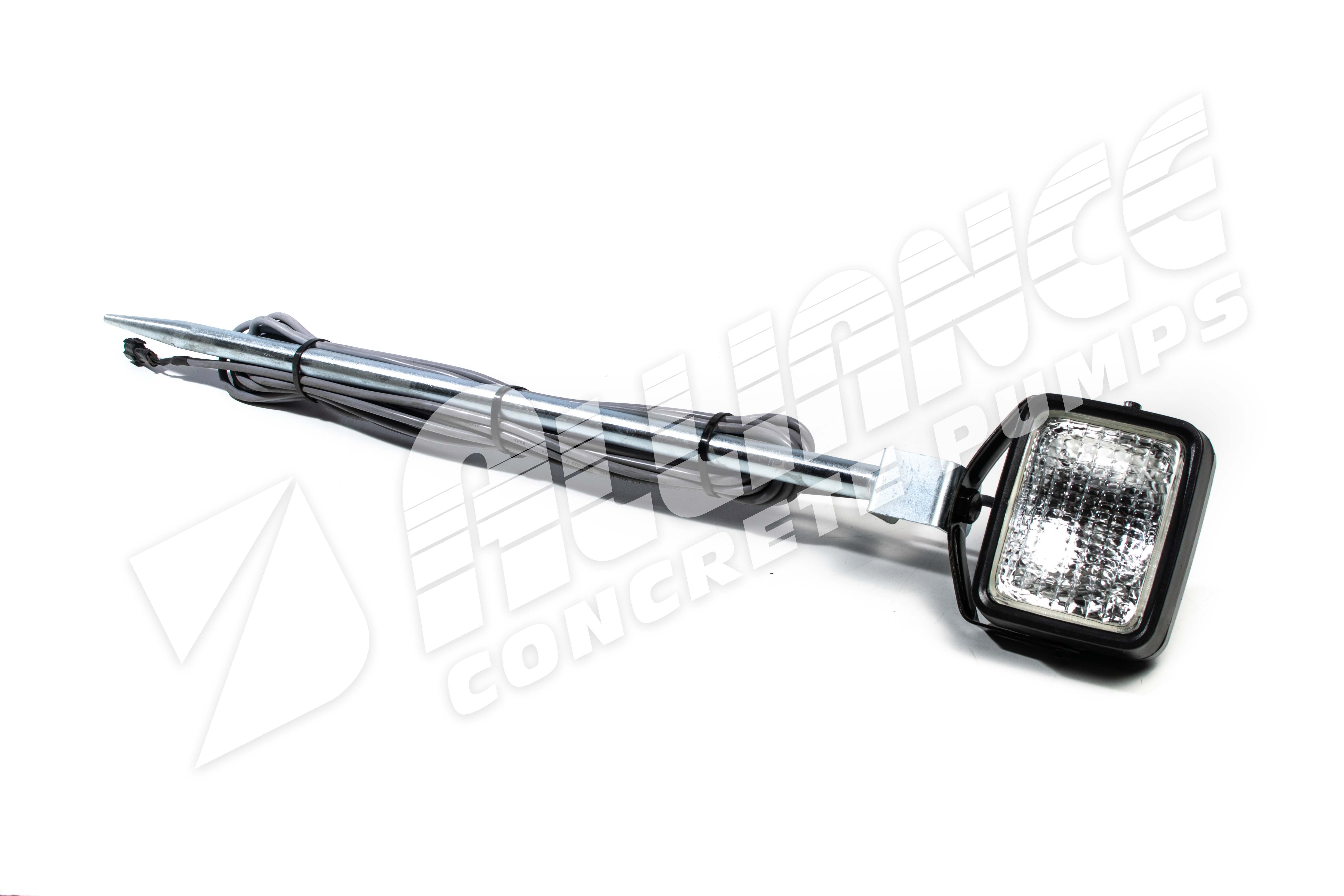 Working Spot Light, Stake Mounted, 12v