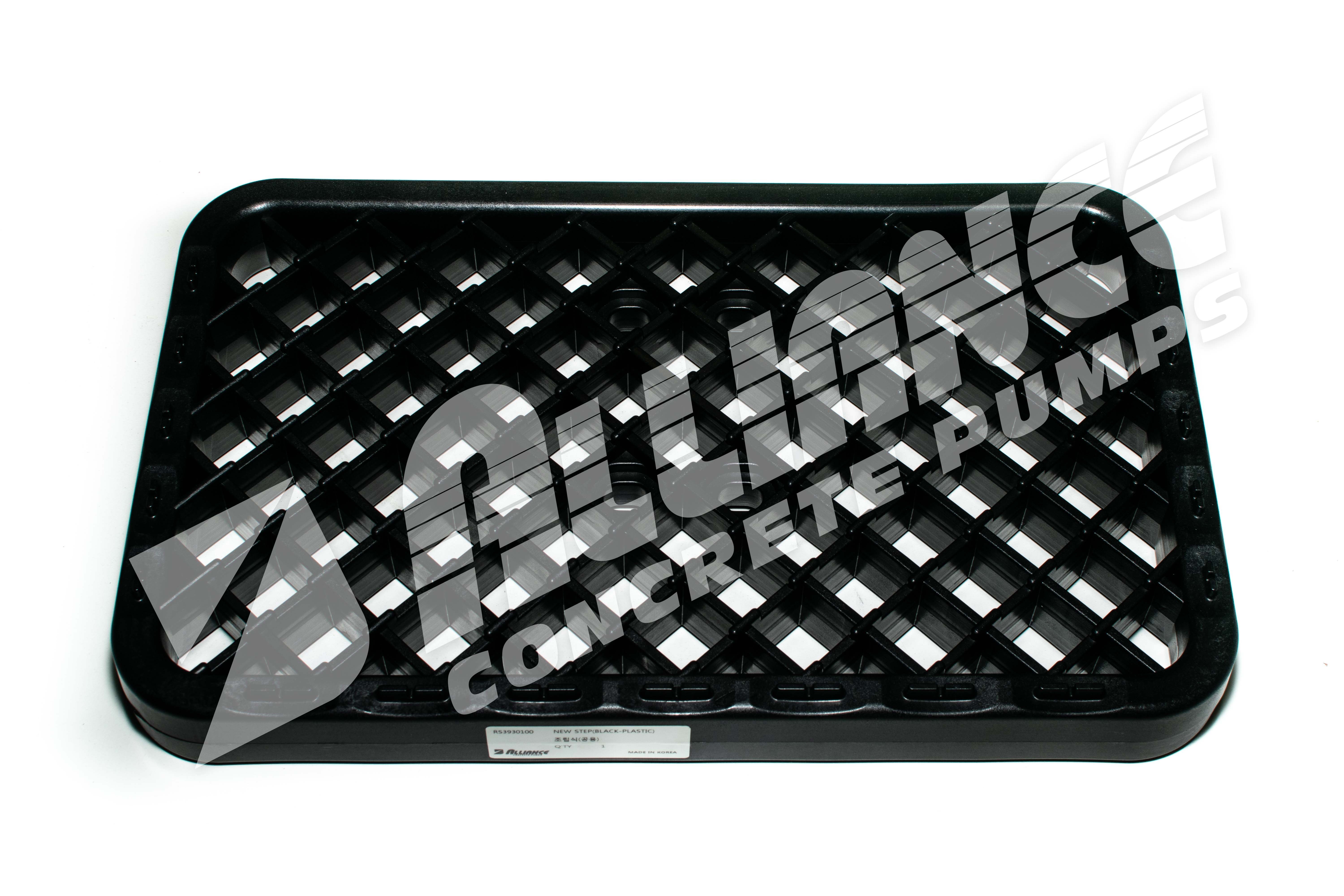 Black Plastic Step Tread- Top Only