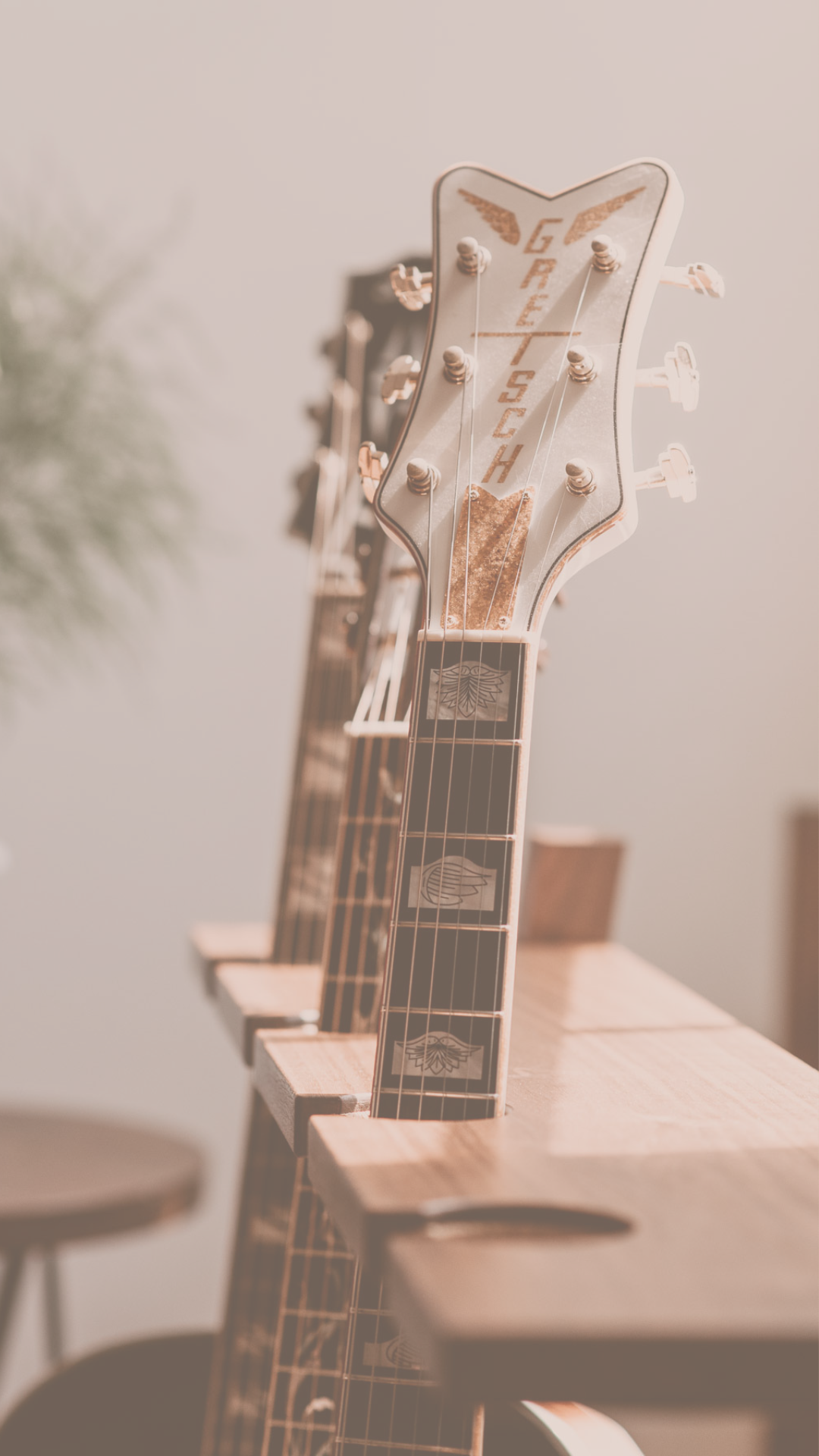 Wood Guitar Stand Design: The Olin - American Music Furniture