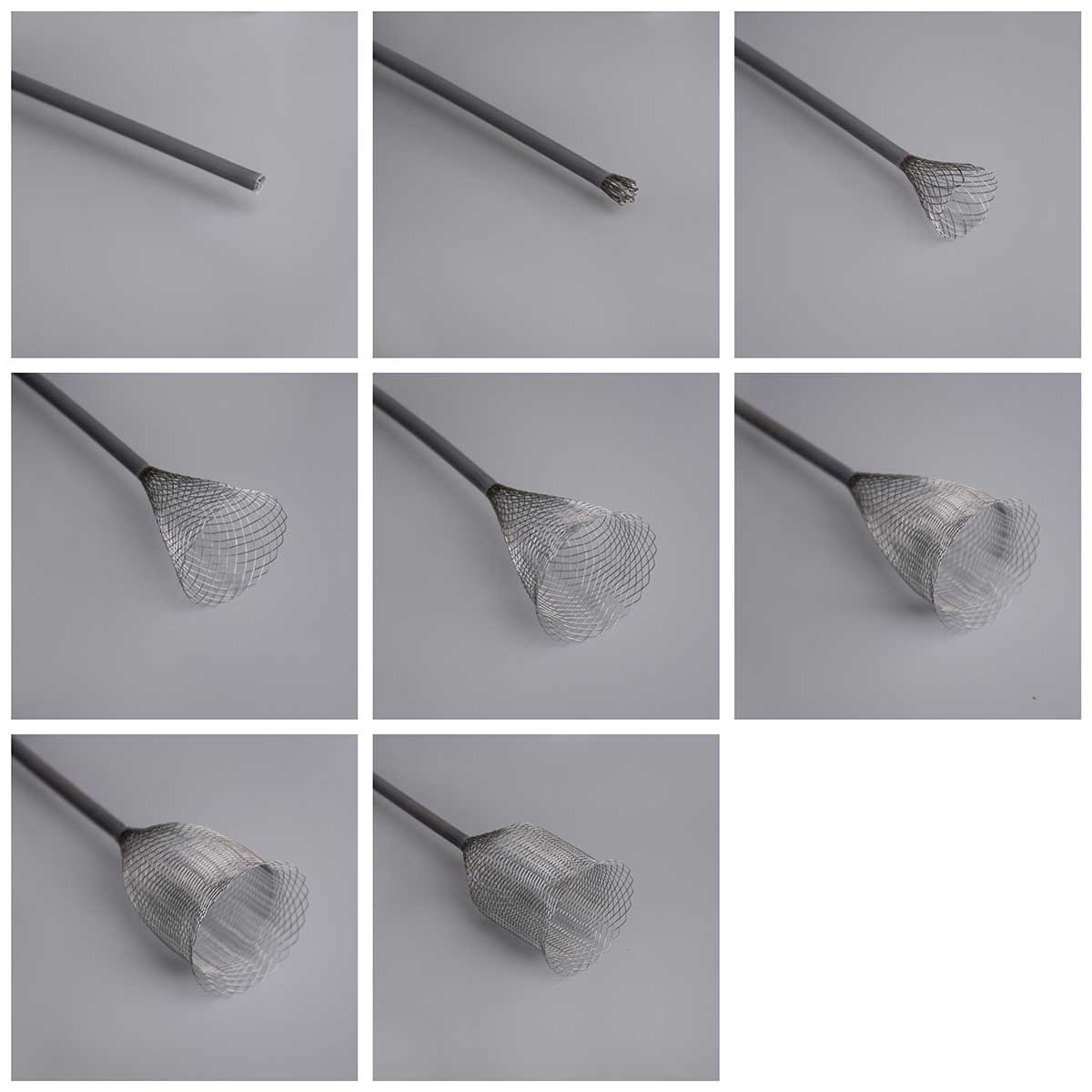 Image of the stages of basket retrieval