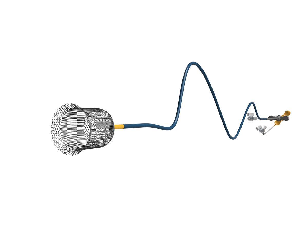 rendering of full ono device basket and controls on white background