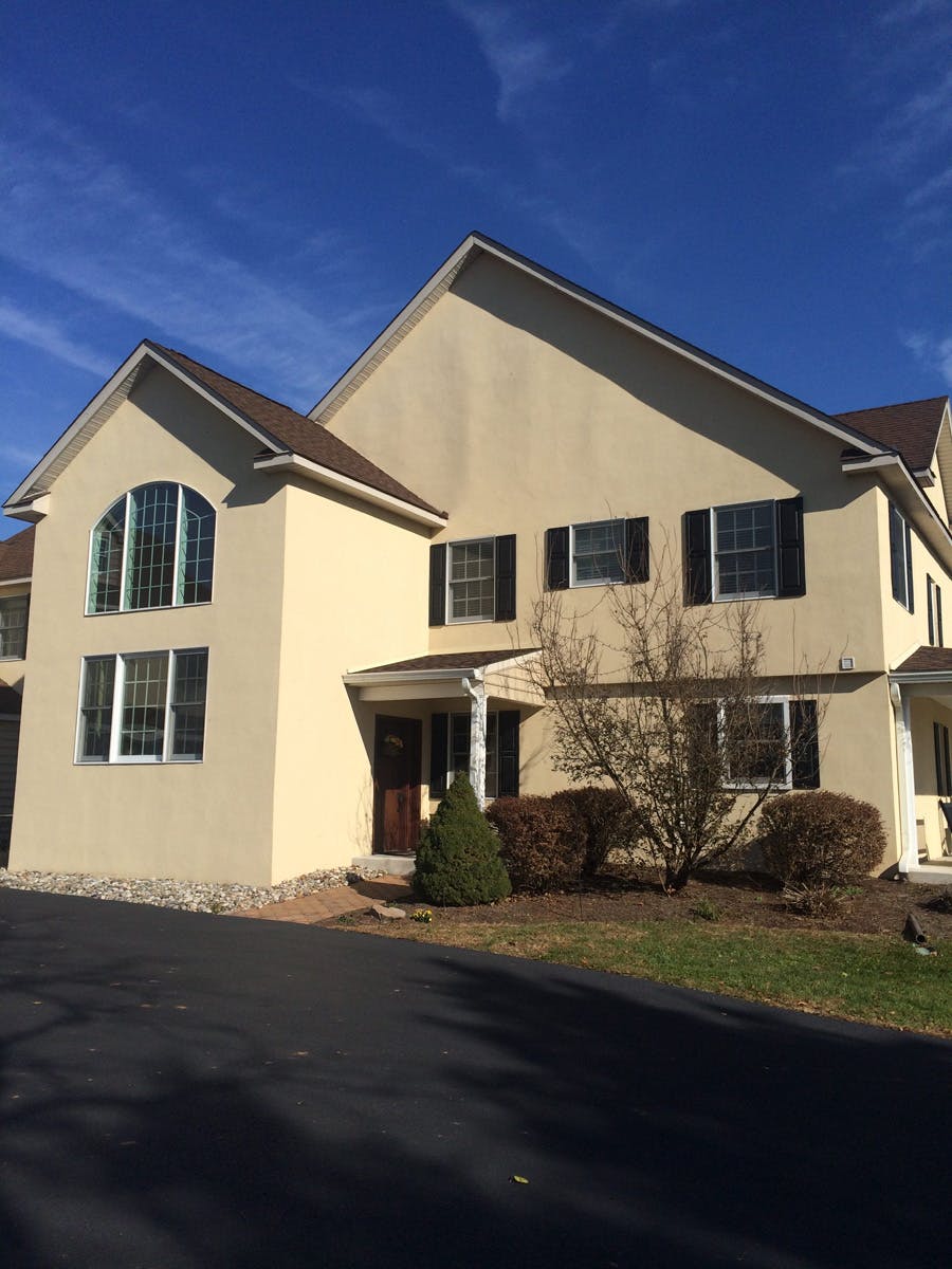 stucco remediation in for suburban house in harleysville, pa