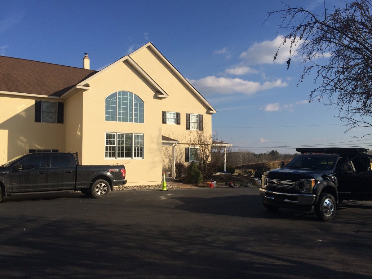 stucco remediation for a large house in harleysville chester, pa