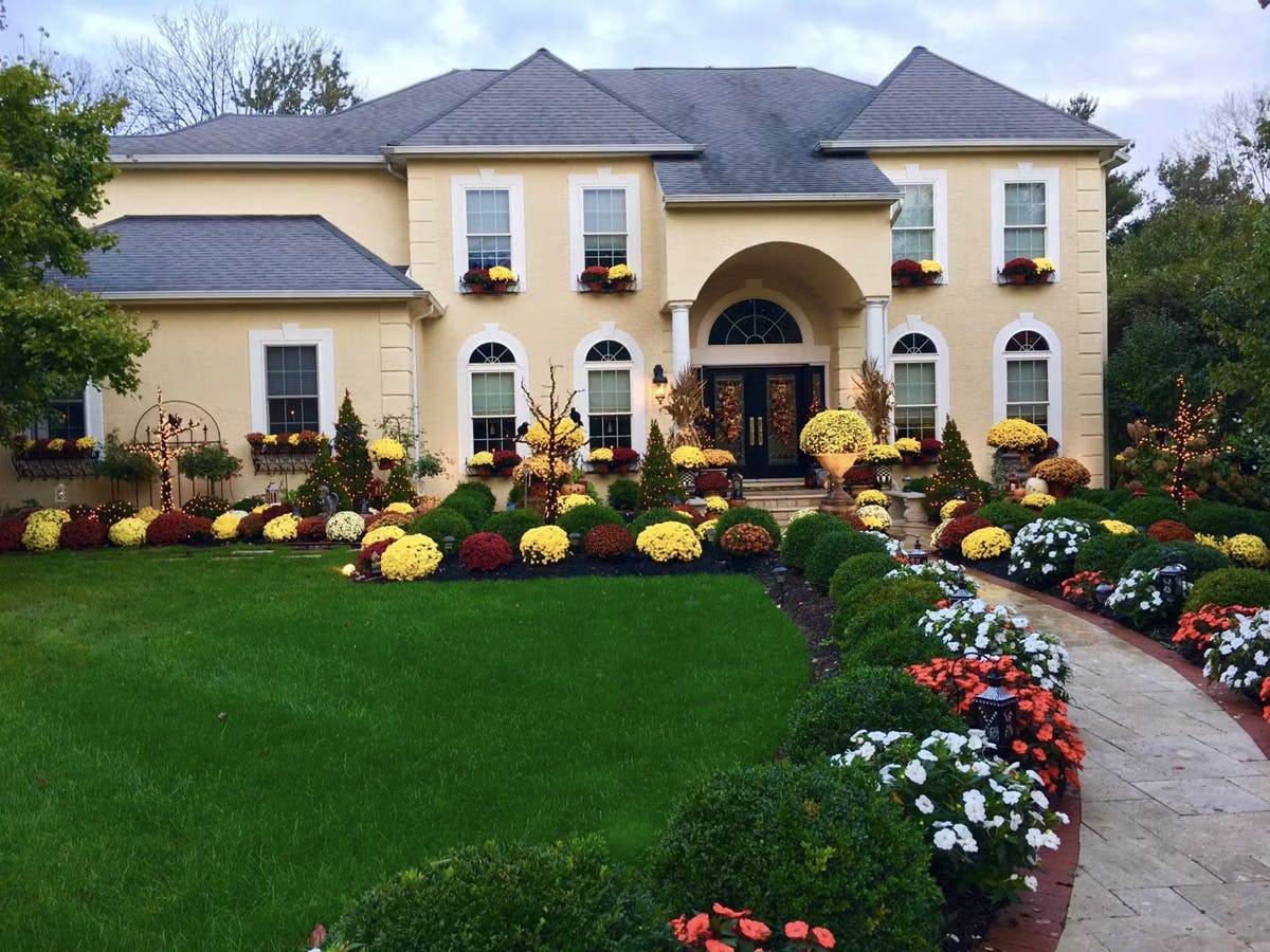 stucco remediation for large, two story suburban house in ambler, pa