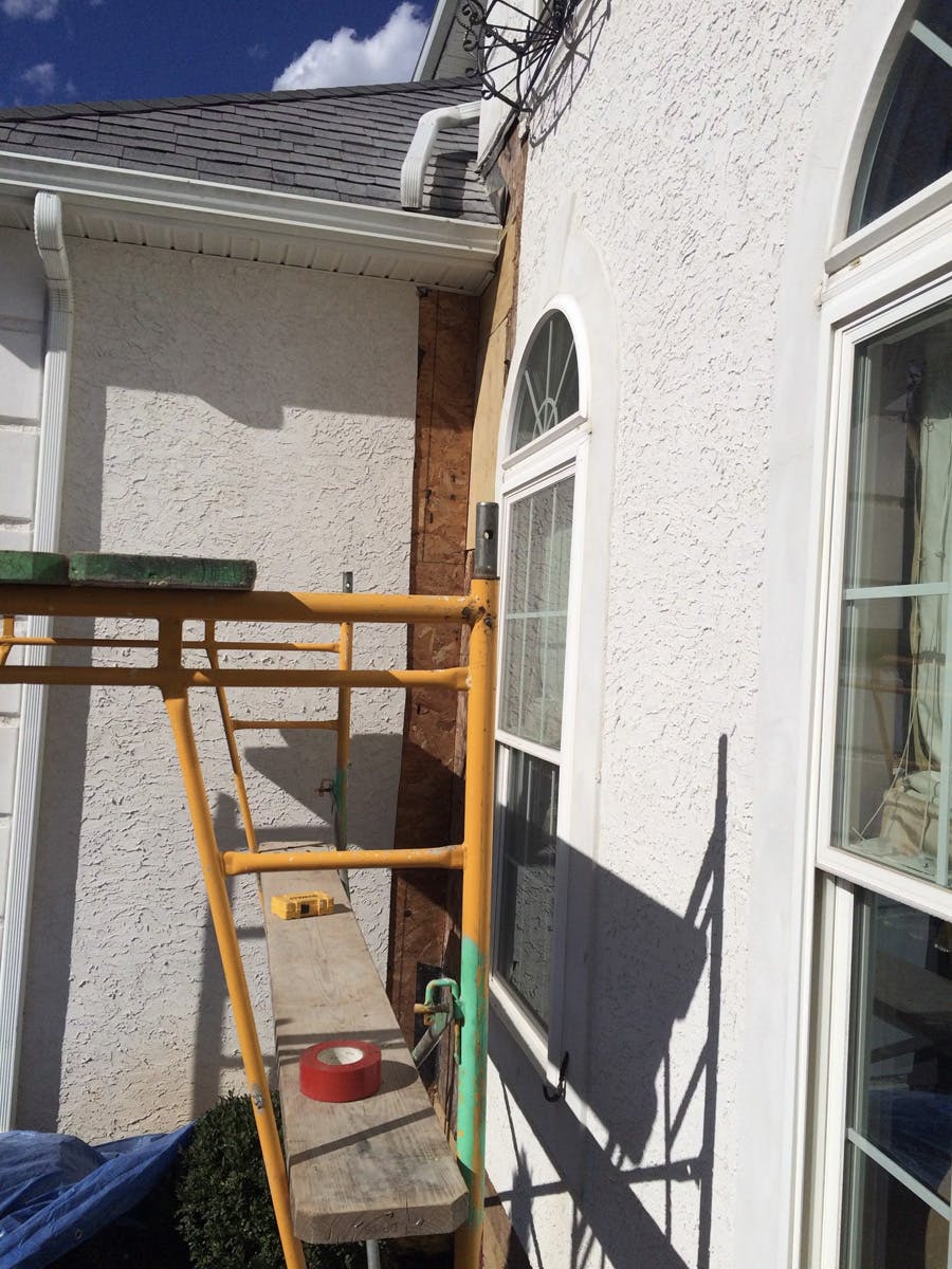 stucco remediation for house in ambler, pa