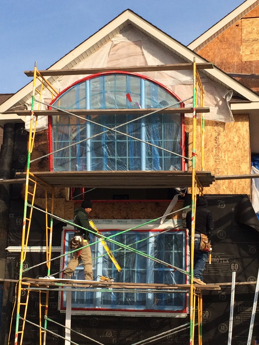 stucco remediation in for suburban house in harleysville, pa