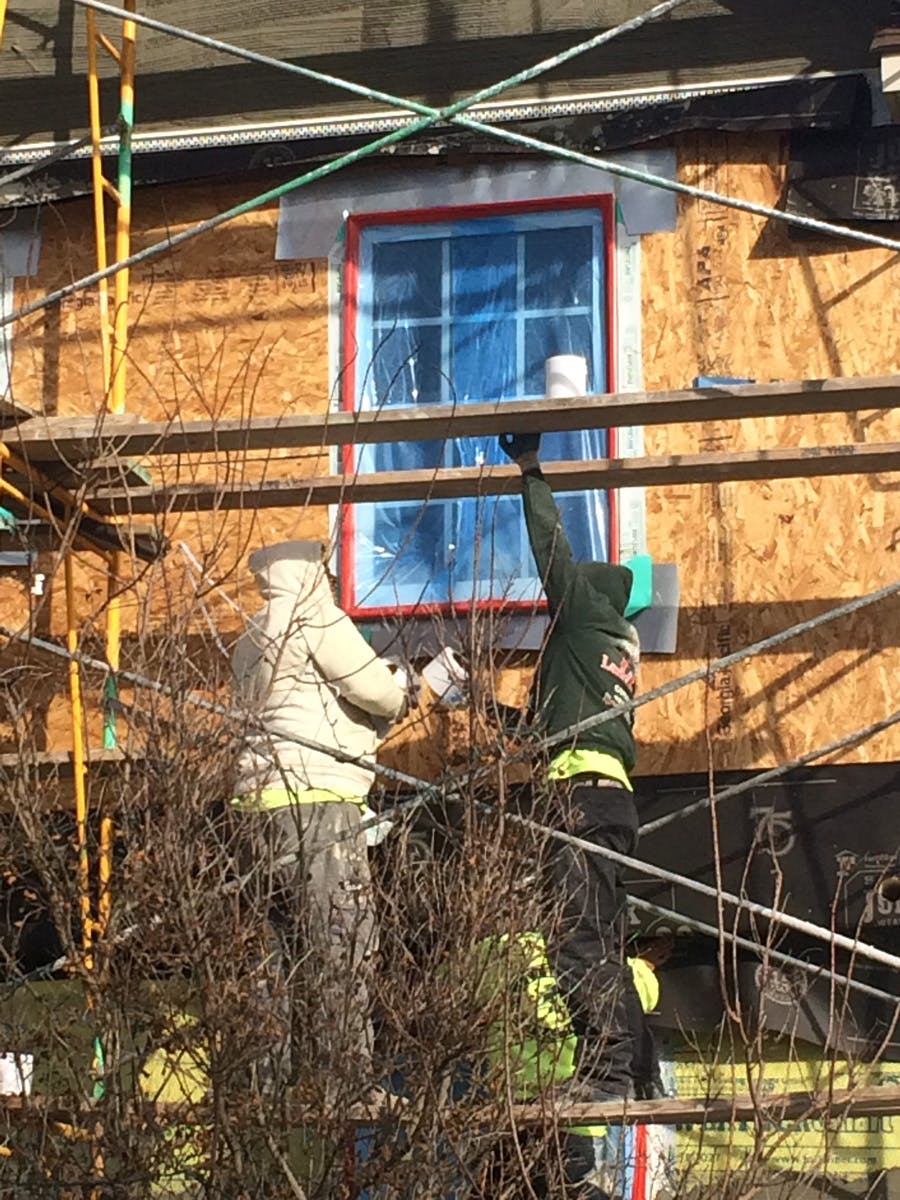 stucco remediation in for suburban house in harleysville, pa