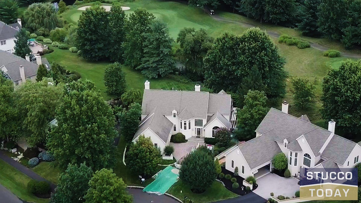 stucco remediation for a large house in wester chester, pa