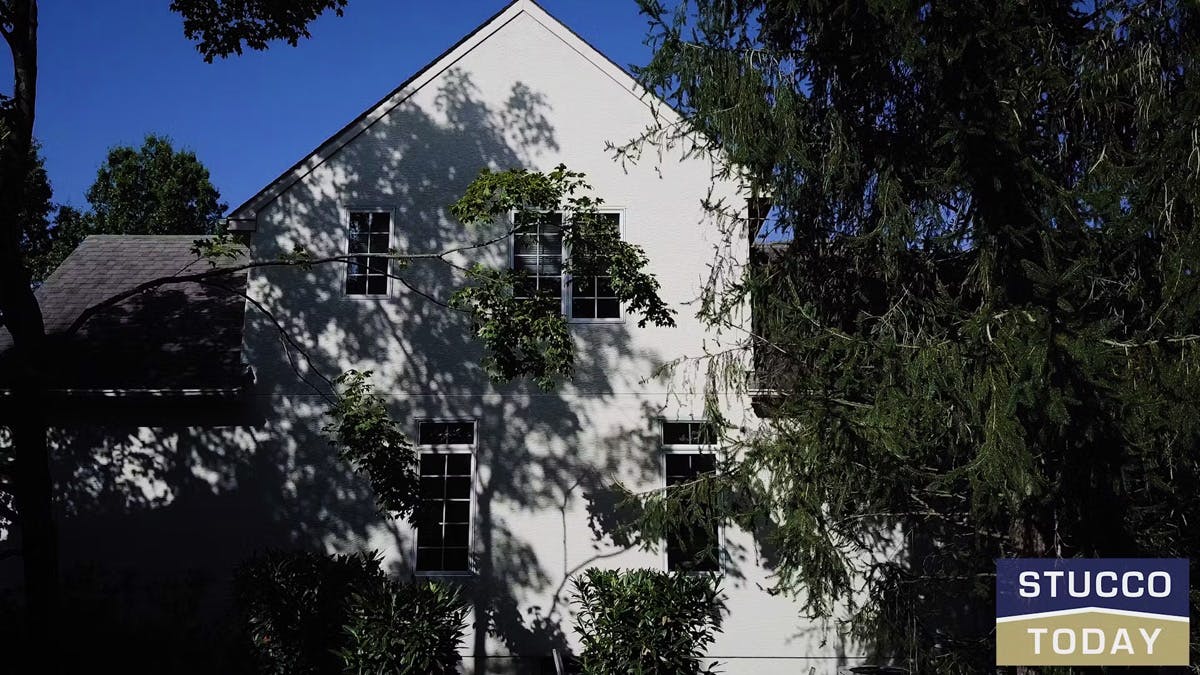 completed stucco remediation for suburban house in west chester, pa