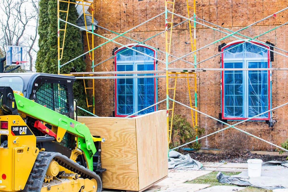 stucco remediation for white house in ambler, pa