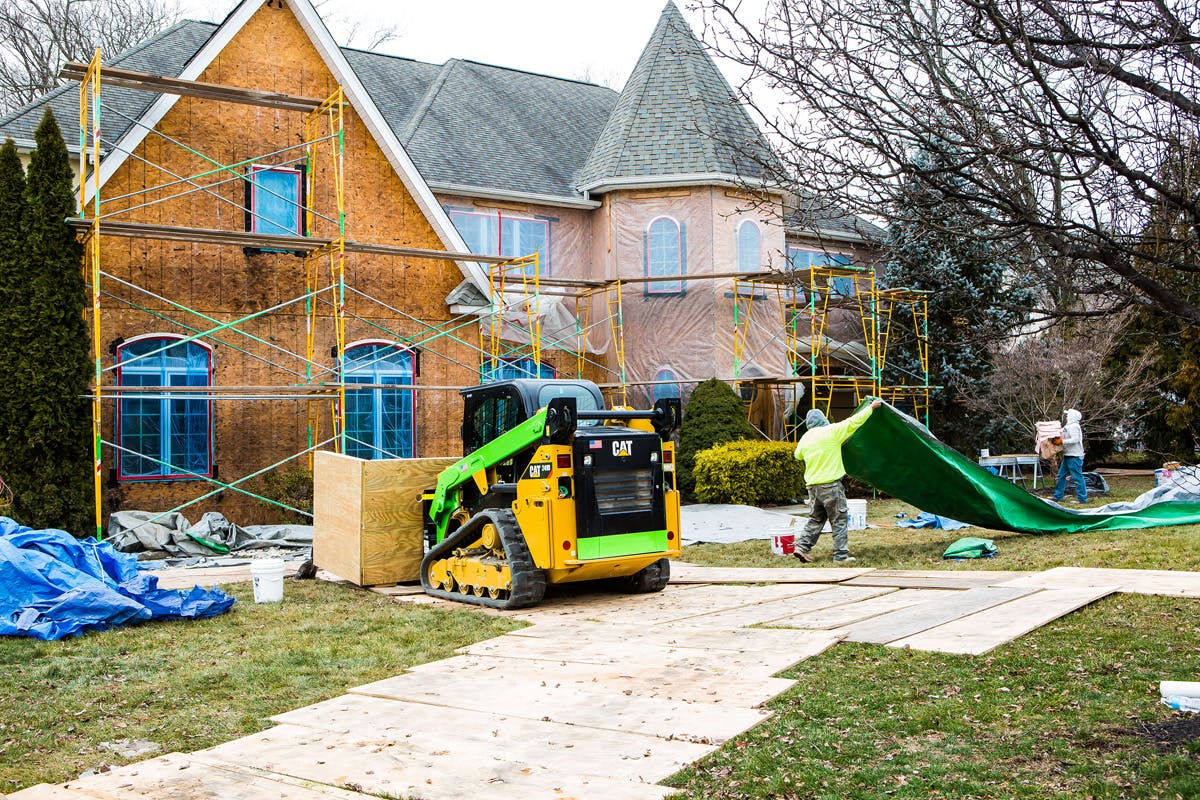 stucco remediation for white house in ambler, pa