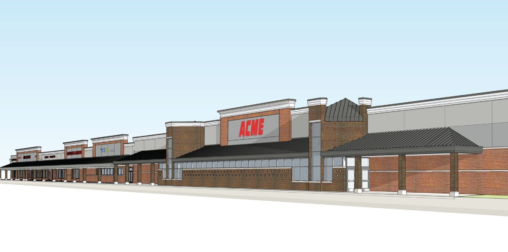 acme shopping center drawing